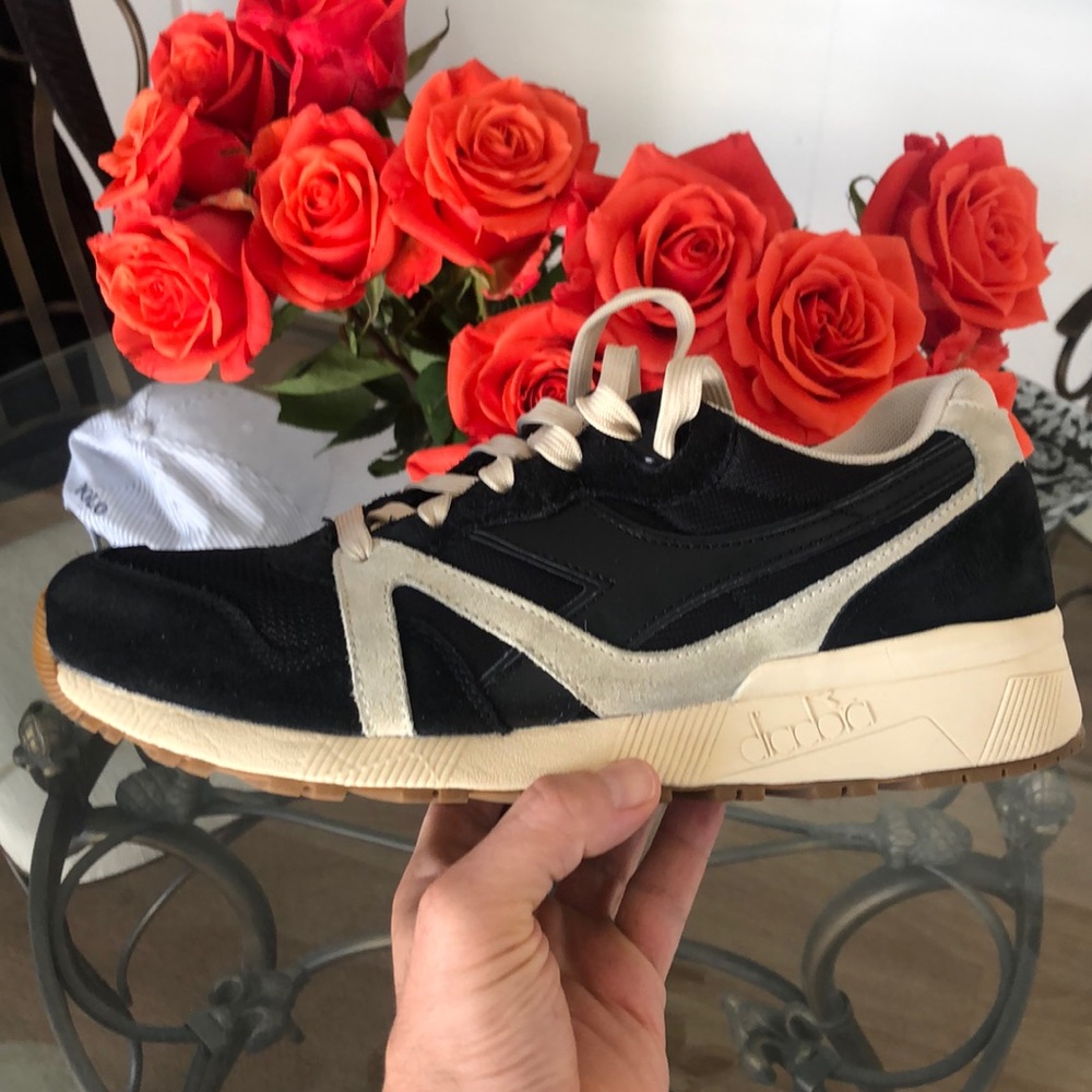 Diadora N9000 BLACK VANILLA sz 10
